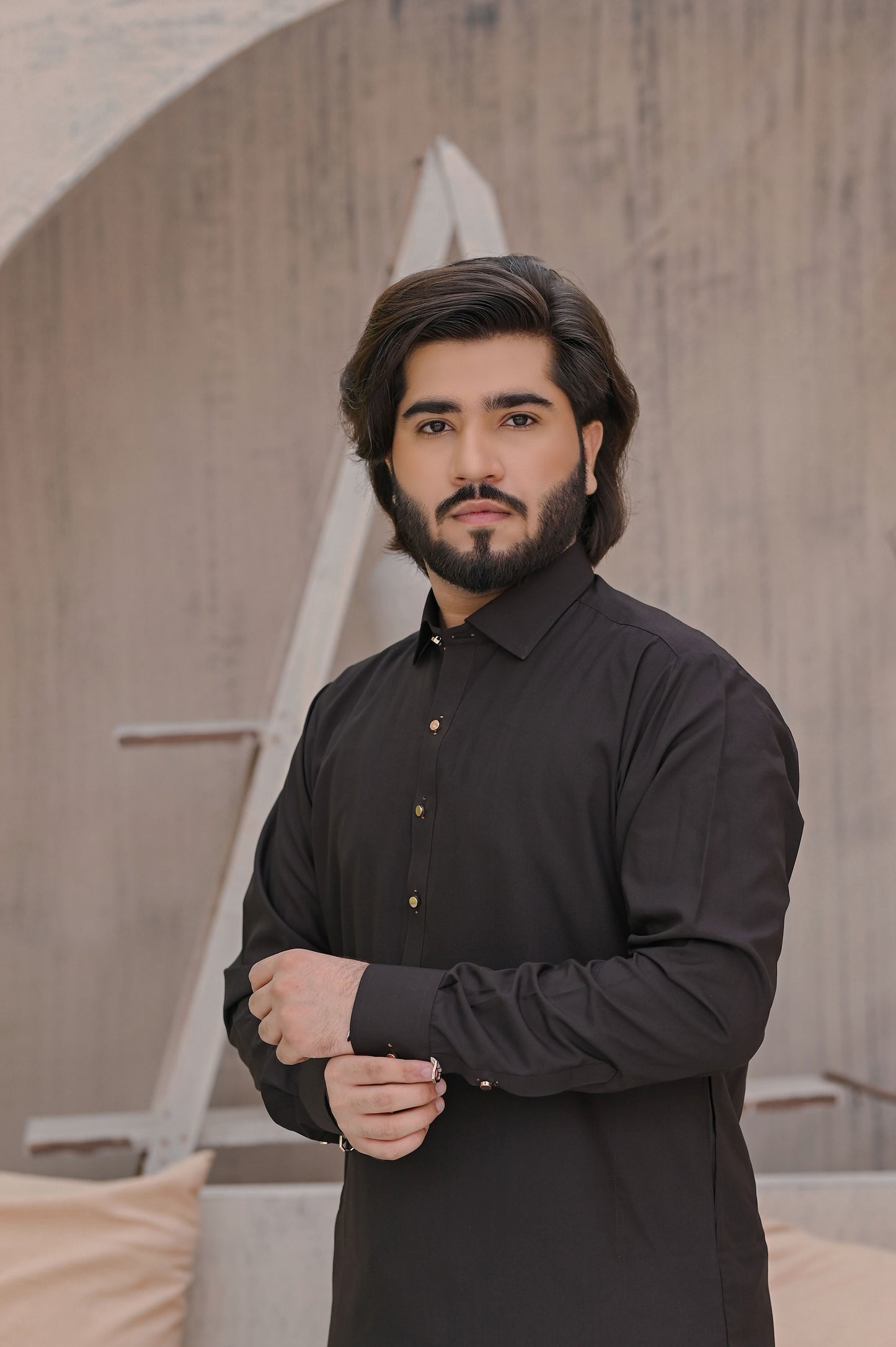 Raheel Qadir – Brown Shalwar Kameez
