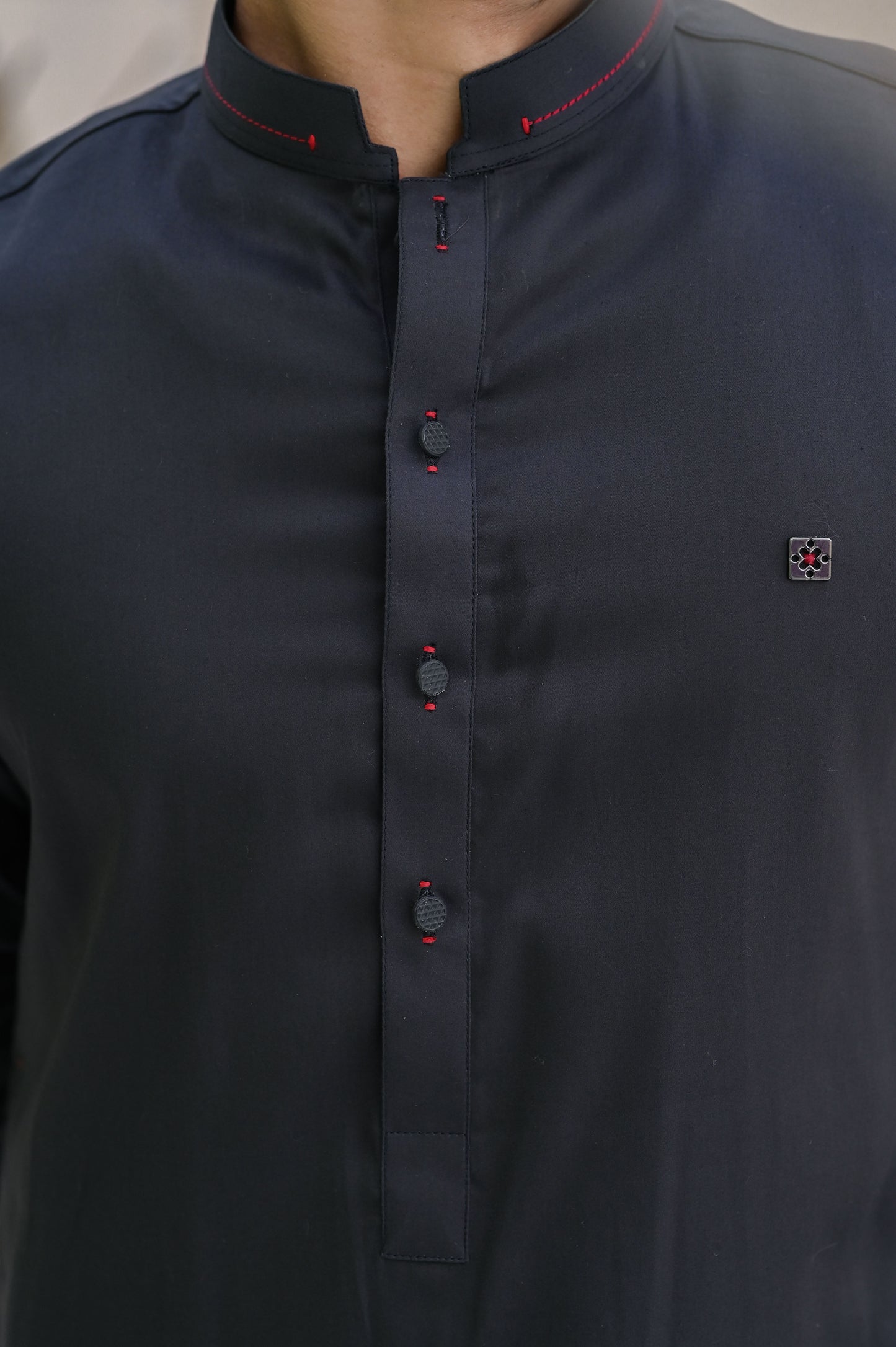 Raheel Qadir – Black Shalwar Kameez