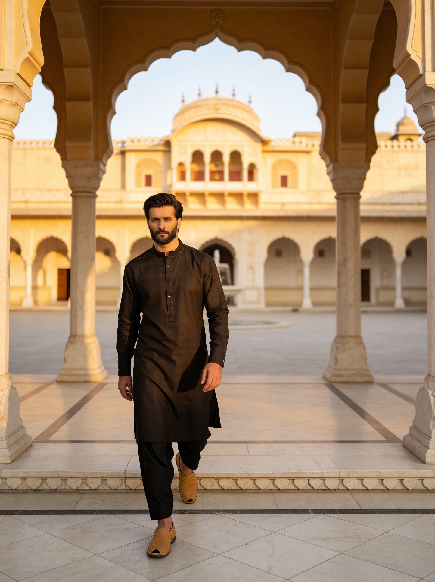 Raheel Qadir - Dark Majesty Shalwar Kameez