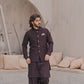 Raheel Qadir – Maroon Waist Coat