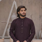 Raheel Qadir – Maroon Shalwar Kameez