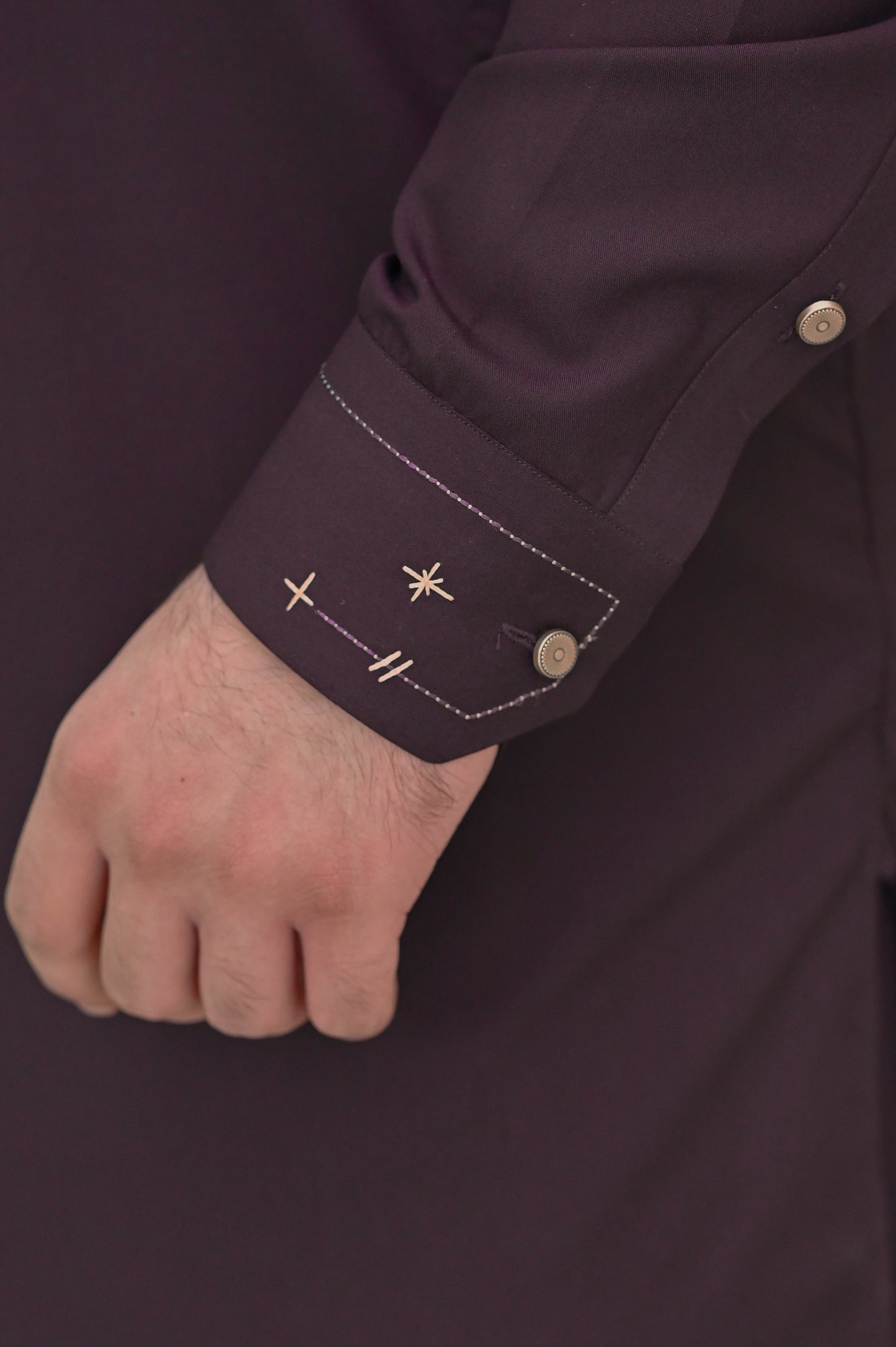 Raheel Qadir – Maroon Shalwar Kameez