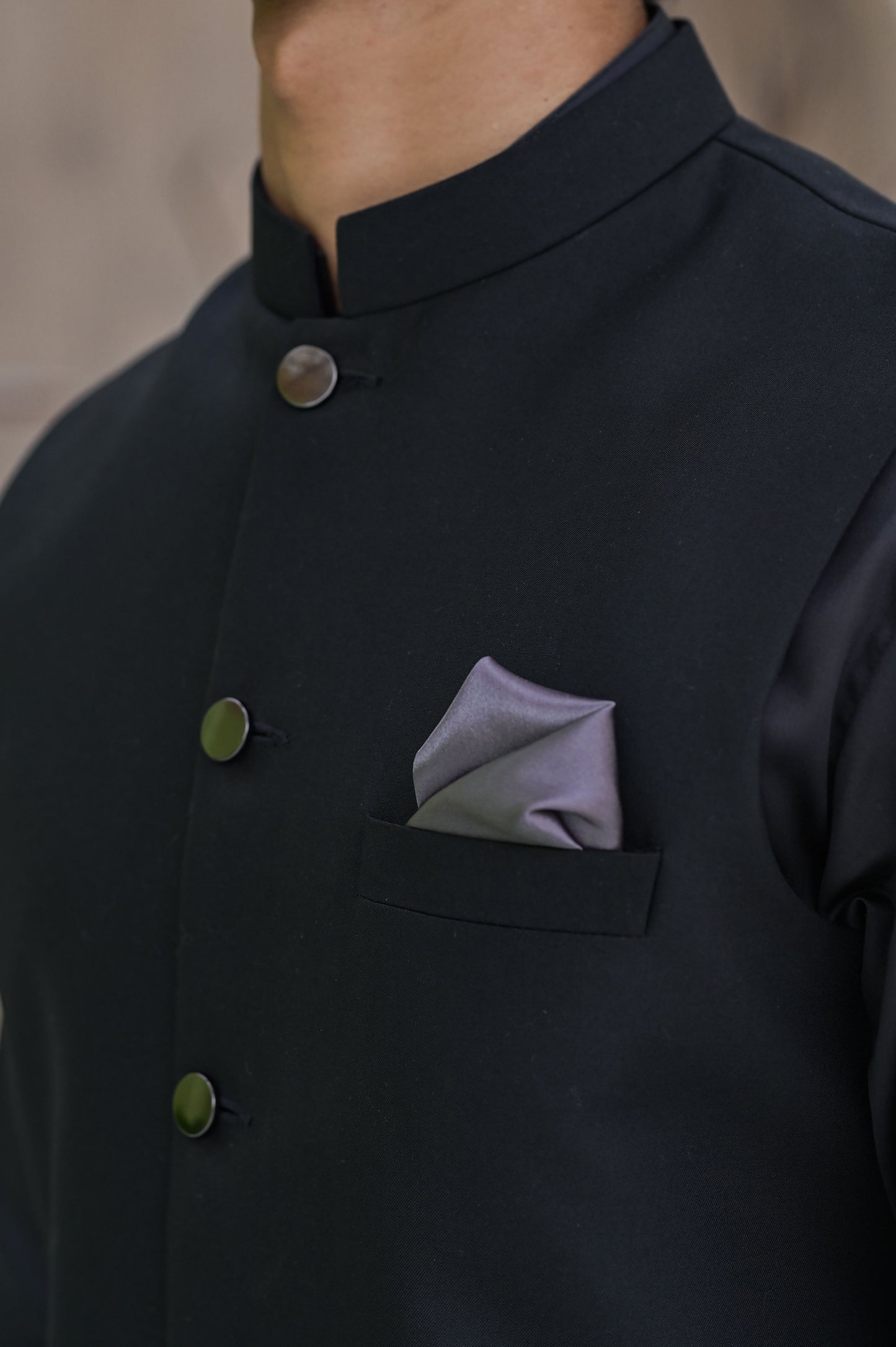 Raheel Qadir – Black Waist Coat