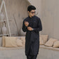 Raheel Qadir – Black Shalwar Kameez
