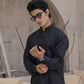Raheel Qadir – Black Shalwar Kameez