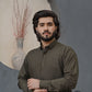 Raheel Qadir – Olive Green Shalwar Kameez