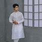 Raheel Qadir – White Embroidered Kurta Pajama