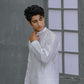 Raheel Qadir – White Embroidered Kurta Pajama