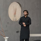 Raheel Qadir – Black Shalwar Kameez