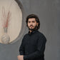 Raheel Qadir – Black Shalwar Kameez