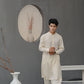 Raheel Qadir – Cream Boski Shalwar Kameez
