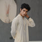 Raheel Qadir – Cream Boski Shalwar Kameez