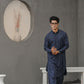 Raheel Qadir – Navy Blue Shalwar Kameez