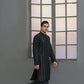 Raheel Qadir – Black Embroidered Kurta Pajama