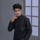 Raheel Qadir – Black Embroidered Kurta Pajama