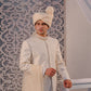 Raheel Qadir – Offwhite Embroidered Sherwani