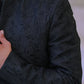 Raheel Qadir – Black Kurta Pajama with Embroidered Prince Coat