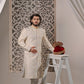 Raheel Qadir – Cream Embroidered Sherwani