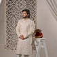 Raheel Qadir – Cream Embroidered Sherwani