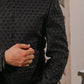 Raheel Qadir – Black Embroidered Sherwani