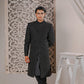 Raheel Qadir – Classic Black Sherwani