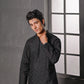 Raheel Qadir – Black Embroidered Kurta Pajama