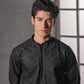 Raheel Qadir – Black Embroidered Kurta Pajama