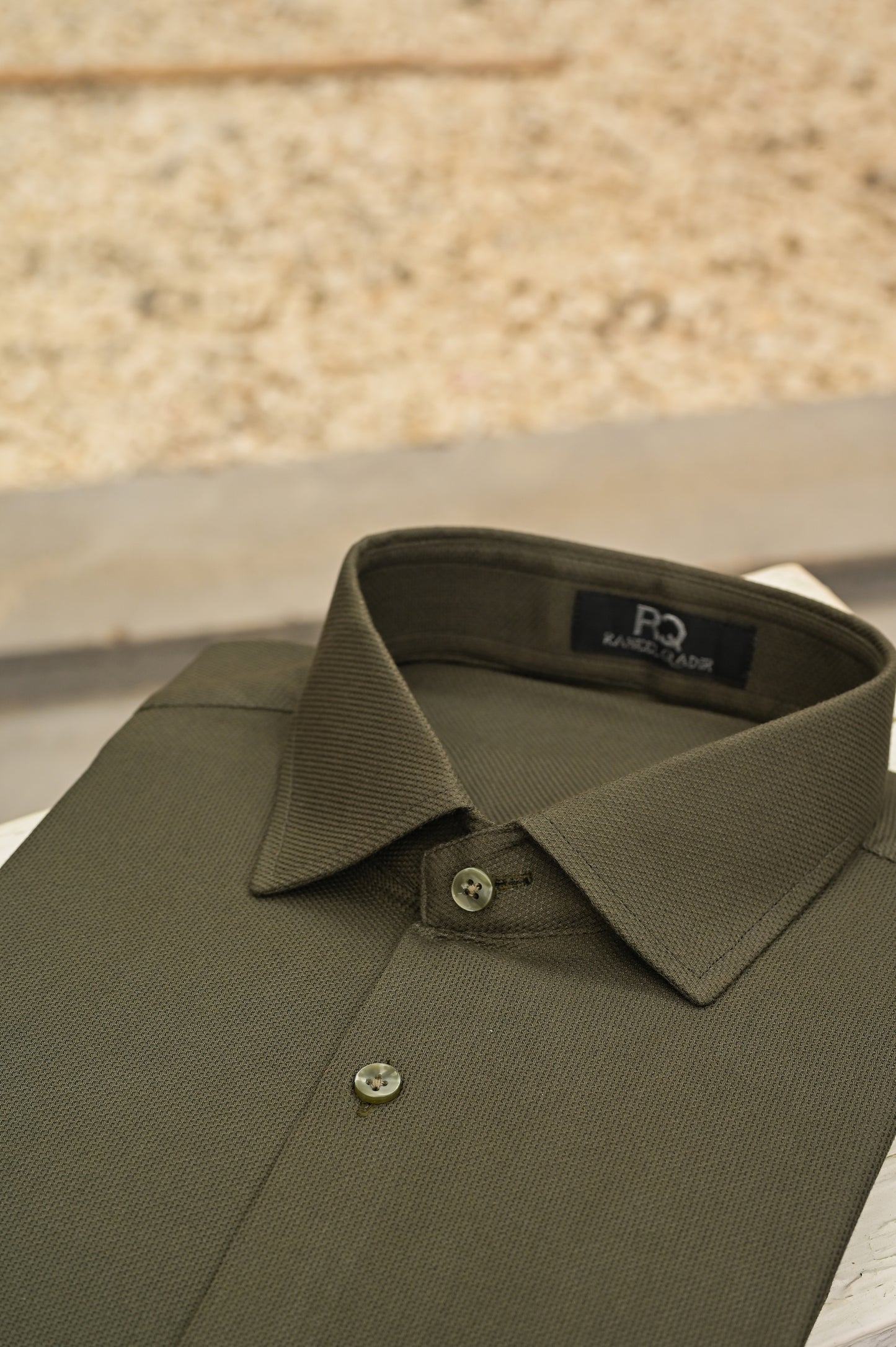 Raheel Qadir – Olive Green Shirt