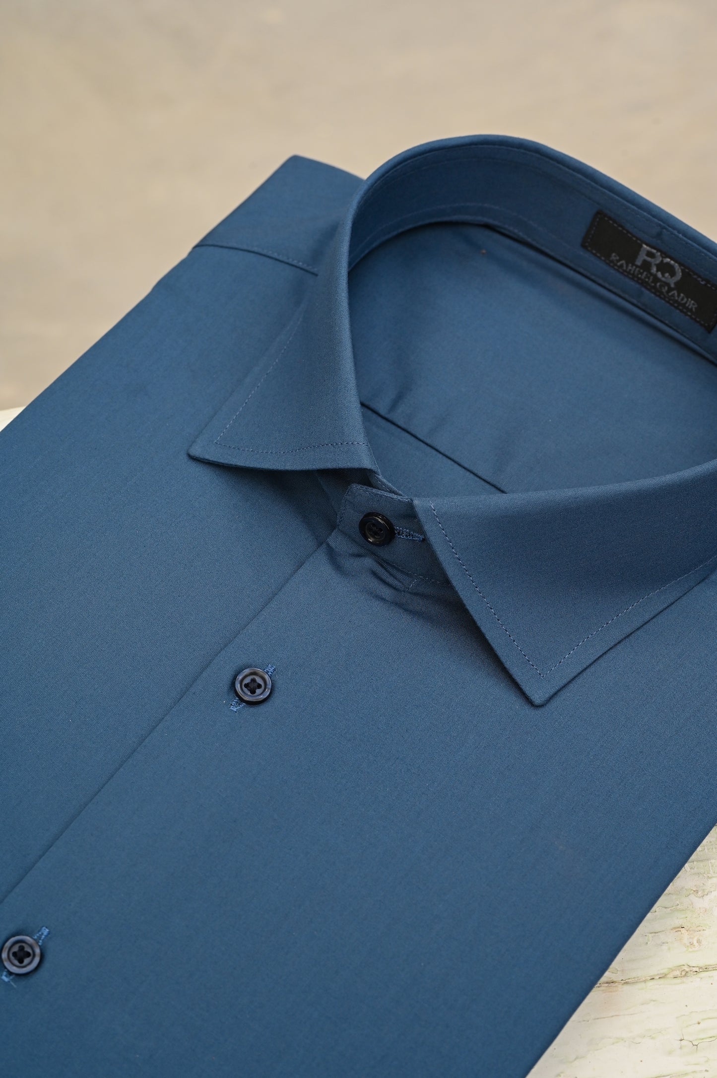 Raheel Qadir – Teal Blue Shirt