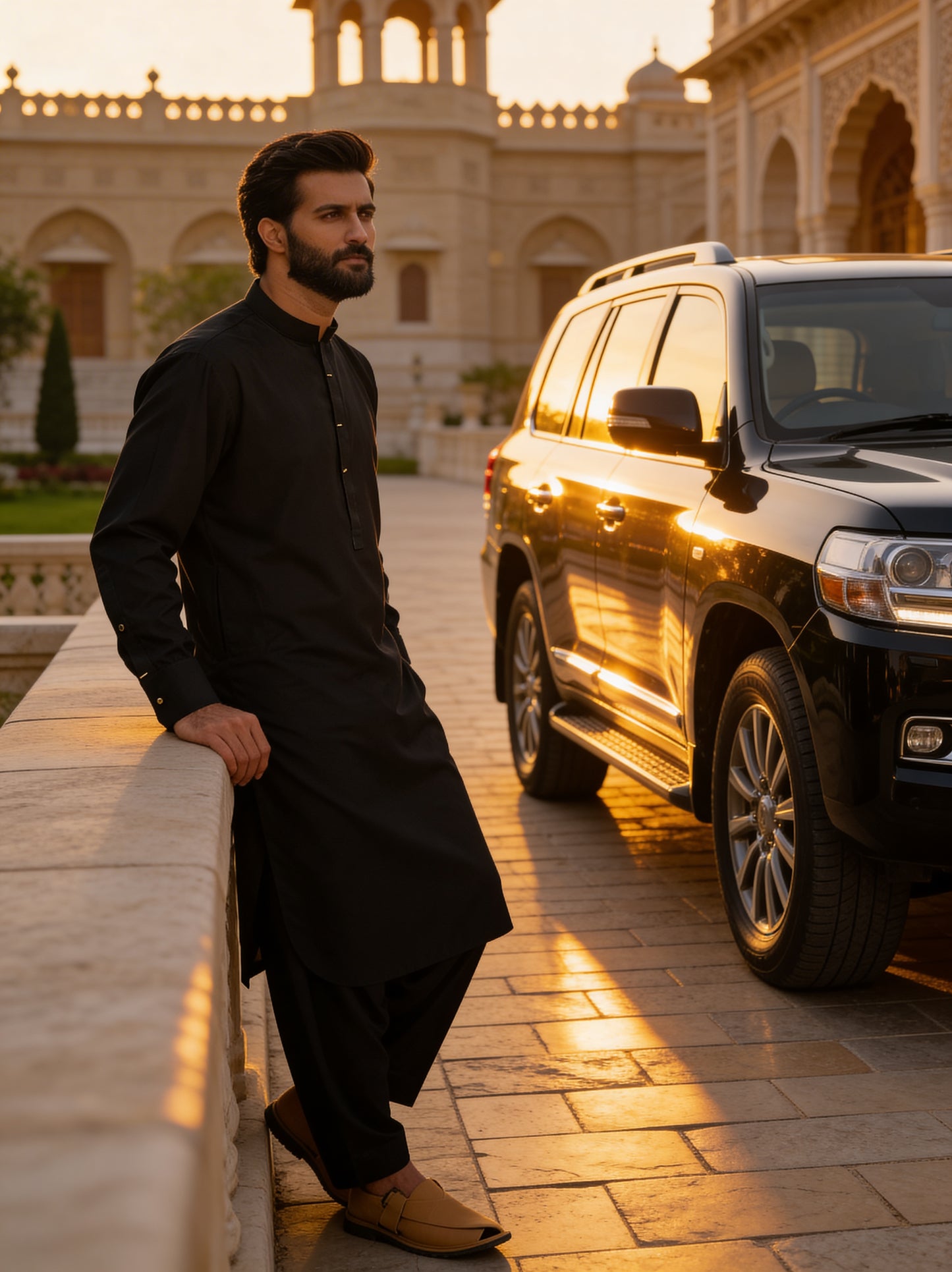 Raheel Qadir - Dark Majesty Shalwar Kameez
