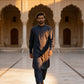Raheel Qadir - Twilight Blue Shalwar Kameez